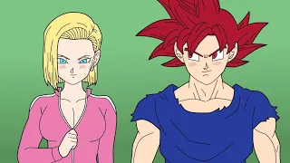 GOKU SAVES ANDROID 18