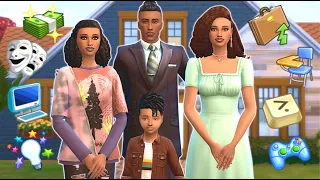 Playing as a family of overachievers! // Sims 4 gameplay