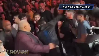 Arman Tsarukyan PUNCHES Fan during UFC 300 Walkout + Dana White's Reaction 😳