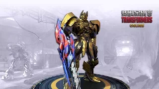 TRANSFORMERS Online 变形金刚 - Optimus Prime Golden Warriors vs The Last Knight Gun Control Gameplay
