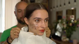Процесс арт-макияжа