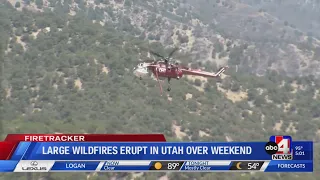 Large Wildfires Erupt in Utah Over the Weekend (full)