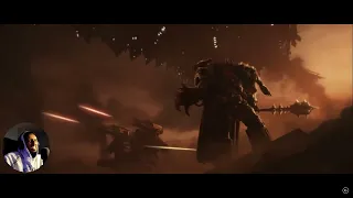 First time reacting to Warhammer: The Horus Heresy Cinematic Trailer ''Let the galaxy burn!''