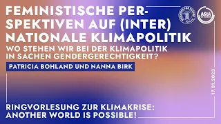 Feministische Perspektiven auf (inter)nationale Klimapolitik | Another World is possible!