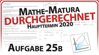 Matura 2020: Aufgabe 25b -  Fallschirmsprung (Haupttermin) | Mathe Easy Going