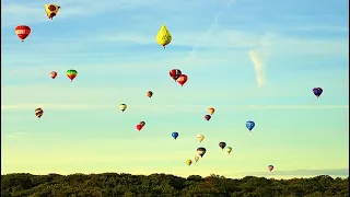 Bristol Balloon Fiesta 2018 - Mass launch Timelapse, Clifton downs