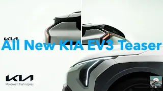 All New 2025 KIA EV3 SUV Teaser