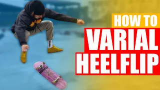 КАК ЛЕГКО СДЕЛАТЬ ВЭРИАЛ ХИЛФЛИП на СКЕЙТЕ | How to Varial Heelflip