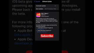 Apple Released iOS 17 Beta 5 🥰