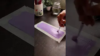 Simple & easy bookmark | Acrylic painting - painting ideas | bookmark painting