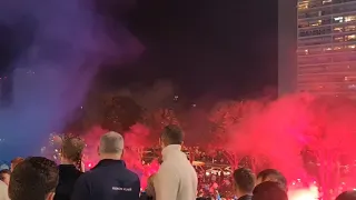 INTIMIDATING MARSEILLE: Fans, Flares, Fireworks and Bangers: Pre-Marseille v Tottenham