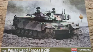 new Academy Polish Landforces K2GF Black Panther by Academy in 1/35