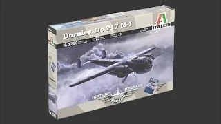 Italeri 1/72 Dornier Do 217 M-1 Scale Model Review