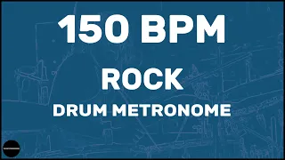 Rock | Drum Metronome Loop | 150 BPM