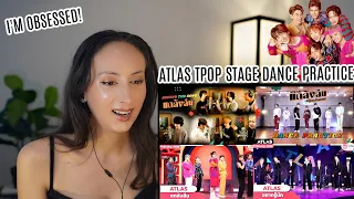 ATLAS  แกล้งลืม (Boyfriend) MARATHON | T-POP STAGE, Dance Practice, Behind The Song REACTION