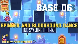 King of Thieves - Base 06 hard base solution (Spinner and Bloodhound dance into a classic saw jump)