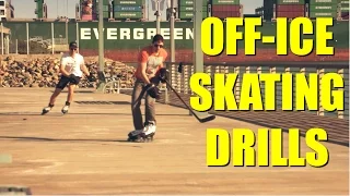 Off-Ice Skating Drills with Marsblade Roller Frame