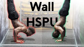 Wall Handstand Push Ups | For WILD Shoulder Strength