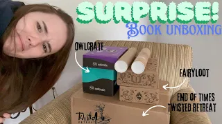 CRAZIEST box I've ever unboxed||Twisted Retreat, Fairyloot Romantasy, and Owlcrate April2024