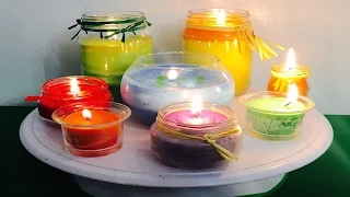 Aprenda a hacer Velas Perfumadas sin Cera