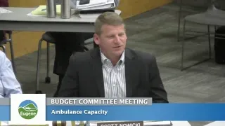 Eugene Budget Committee Meeting: May 3, 2017