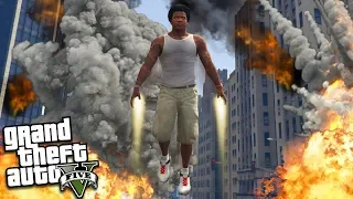 FRANKLIN becomes a SUPER VILLAIN w/ SUPER POWERS (GTA 5 Mods)