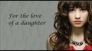 For the love of a daughter - Demi Lovato - Lyric - Ingles/Español