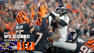 Baltimore Ravens vs. Cincinnati Bengals | SUPER WILD CARD NFL 2022 | Resumen Highlights | 15 Ene, 23