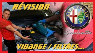 "TUTO" REVISION Vidange - Filtre Huile / Air ALFA ROMEO Giulietta...