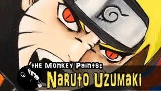 How-to-Paint: NARUTO w/ RASENGAN 24x30 Oil Paint (time-lapse + commentary) Please Share! Thx