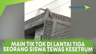 Main TikTok di Lantai Tiga, Seorang Siswa Kesetrum