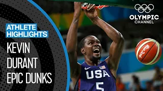 Kevin Durant 🇺🇸 Best Dunks at the Olympics | Athlete Highlights