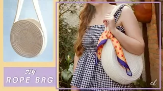 DIY Bolsa de Verano en Cuerda de Algodón - Rope Bag #tutorial | Carolina Llano
