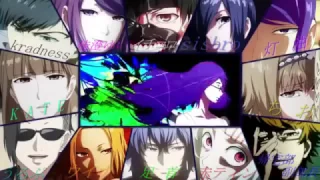 Опенинг "Токийского Гуля" в исполнении сейю персонажей/Voice Tokyo Ghoul-opening