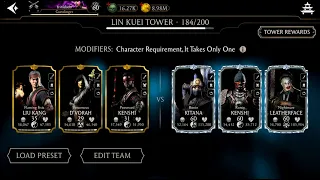 Lin Kuei Tower Battle 184 | Mortal Kombat Mobile