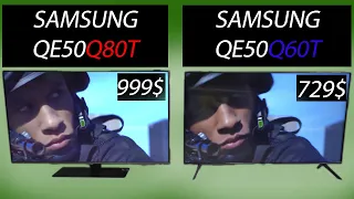 Samsung QE50Q80T и SAMSUNG QE50Q60T, зачем платить больше? Обзор телевизоров в 50 диагонали