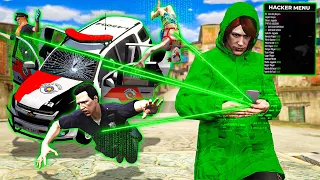 FINGINDO SER HACKER NO GTA 5 RP!!