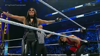 WWE SMACKDOWN RAQUEL RODRIGUEZ & ALIYAH VS NATALYA & SONYA DEVILLE 08/26/22