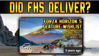 This Horizon 5 Wishlist is 3 Years Old - What Actually Made It Into the Game?