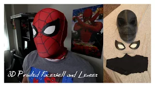 How to 3D Print and Assemble a Spider-Man No Way Home Faceshell and Lenses | Cosplay