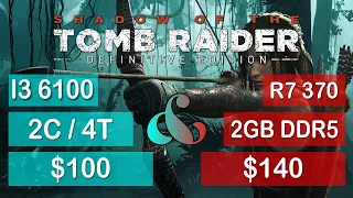 Shadow Of The Tomb Raider I3 6100 R7 370 2GB | Benchmarkism ID | Low Preset Directx 11