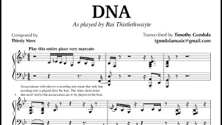 Rai Thistlethwayte| DNA- Transcription