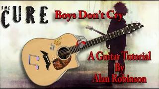 Boys Don't Cry - The Cure - Acoustic Guitar Tutorial (ft. my son Jason on lead etc.)