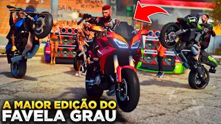 GTA V: VIDA DO CRIME | LIBEREI O RODOGRAU NA FAVELA NOVA! SÓ GRAU E CORTE DE RESPEITO!🔥 |#24