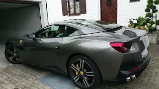 Ferrari Portofino cold start