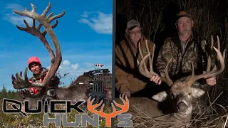 Monster 200" Buck, 75 Yard Archery Caribou | Quick Hunts Full Episode