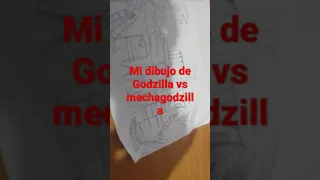 Godzilla vs mechagodzilla dibujo