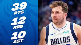 Luka Doncic's ELECTRIC TRIPLE-DOUBLE PERFORMANCE! 👏 | April 9, 2024