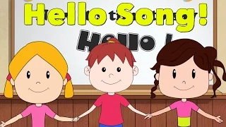 Hello Song for Kids - Kindergarten and Preschool Song - ELF Learning
