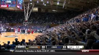 Jim Boeheim Ejected as Syracuse Basketball Loses on Controversial Call at Duke 2.22.14 🏀